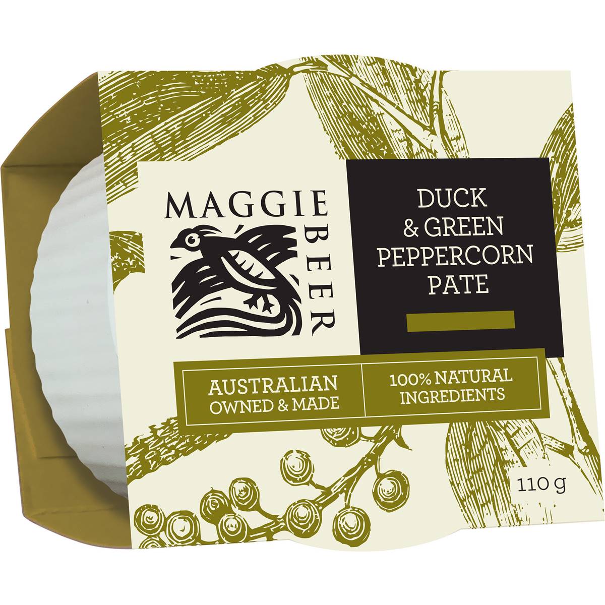 Maggie Beer Duck & Green Peppercorn Pate 110g