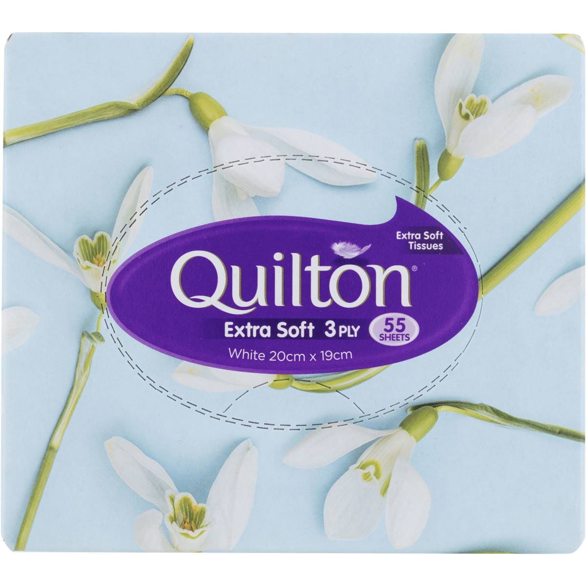 Quilton Facial Tissue White 3ply 55ss White 3ply Each Woolworths