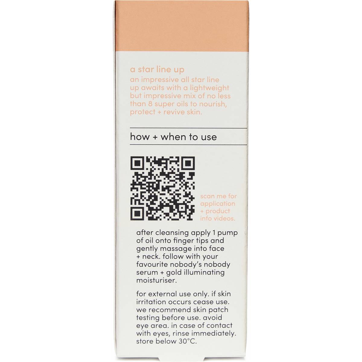 Nobody's Nobody Glo Face Oil Serum 30ml Woolworths