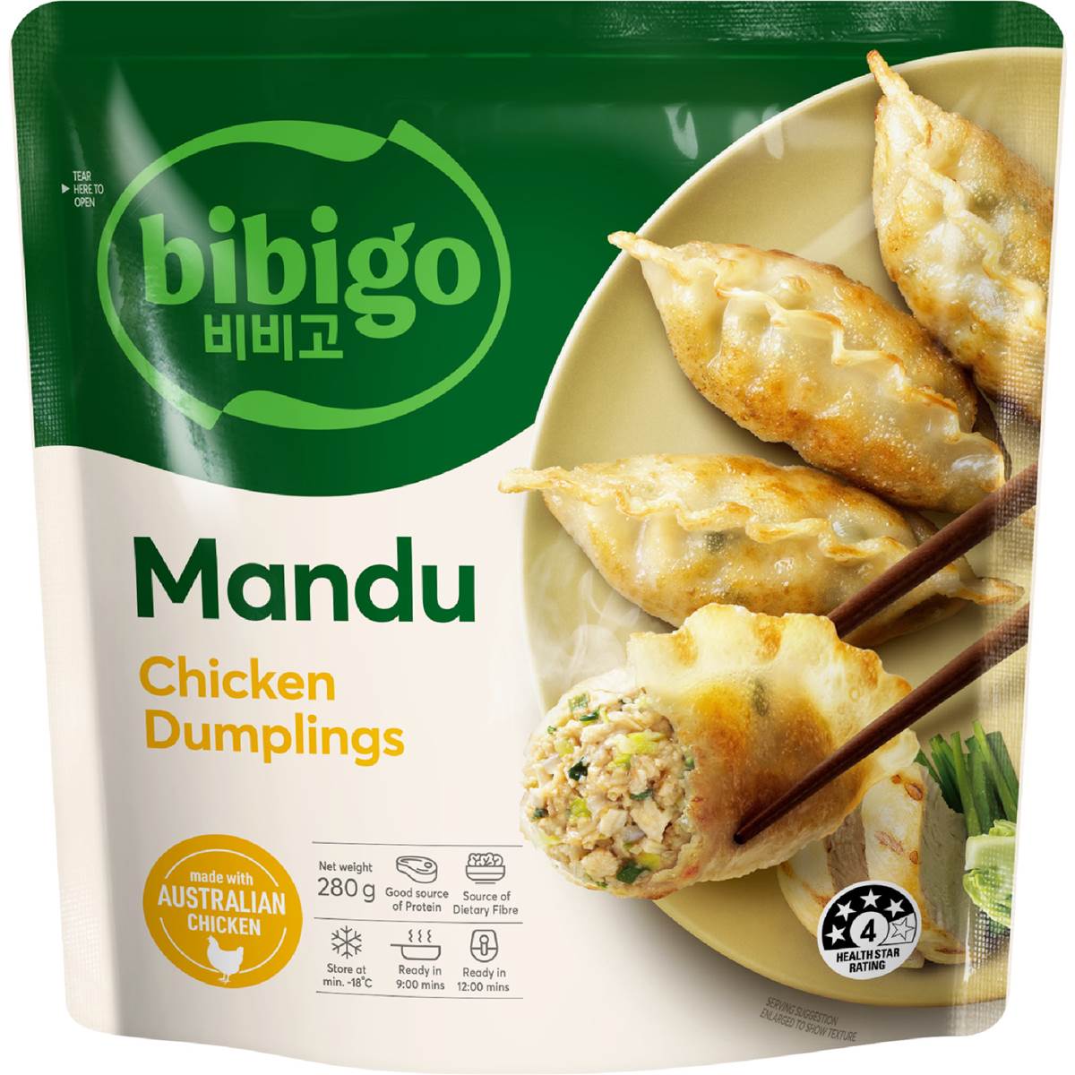 Bibigo Mandu Chicken Dumplings 280g Woolworths