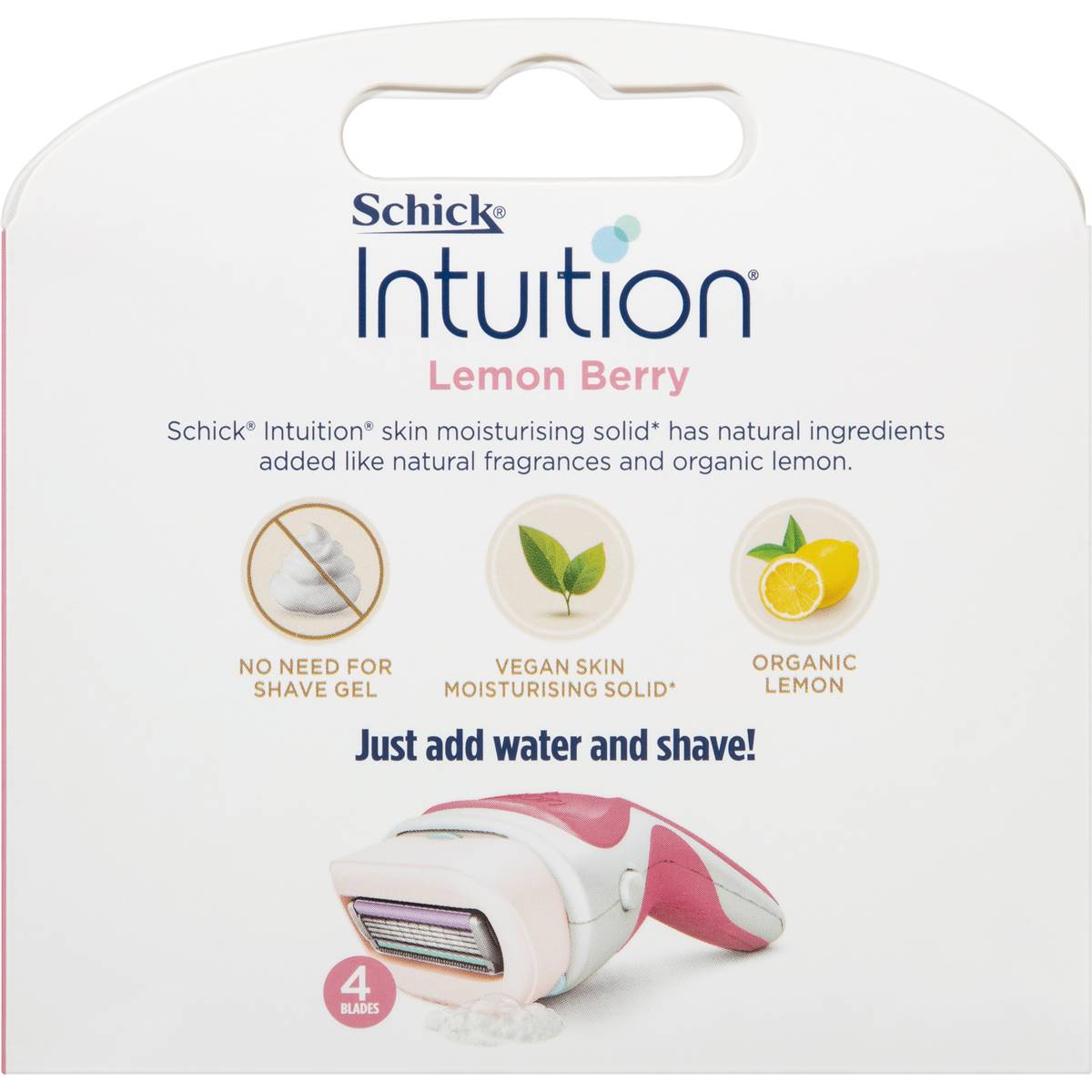 Schick Intuition Lemon Berry Cartridge Refill Each Woolworths