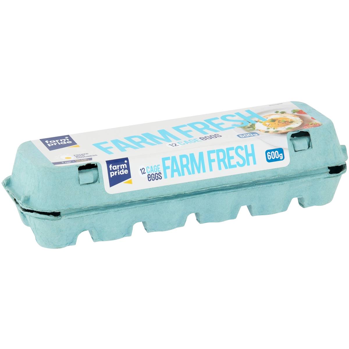 Farm Pride 12 Cage Eggs 600g Woolworths