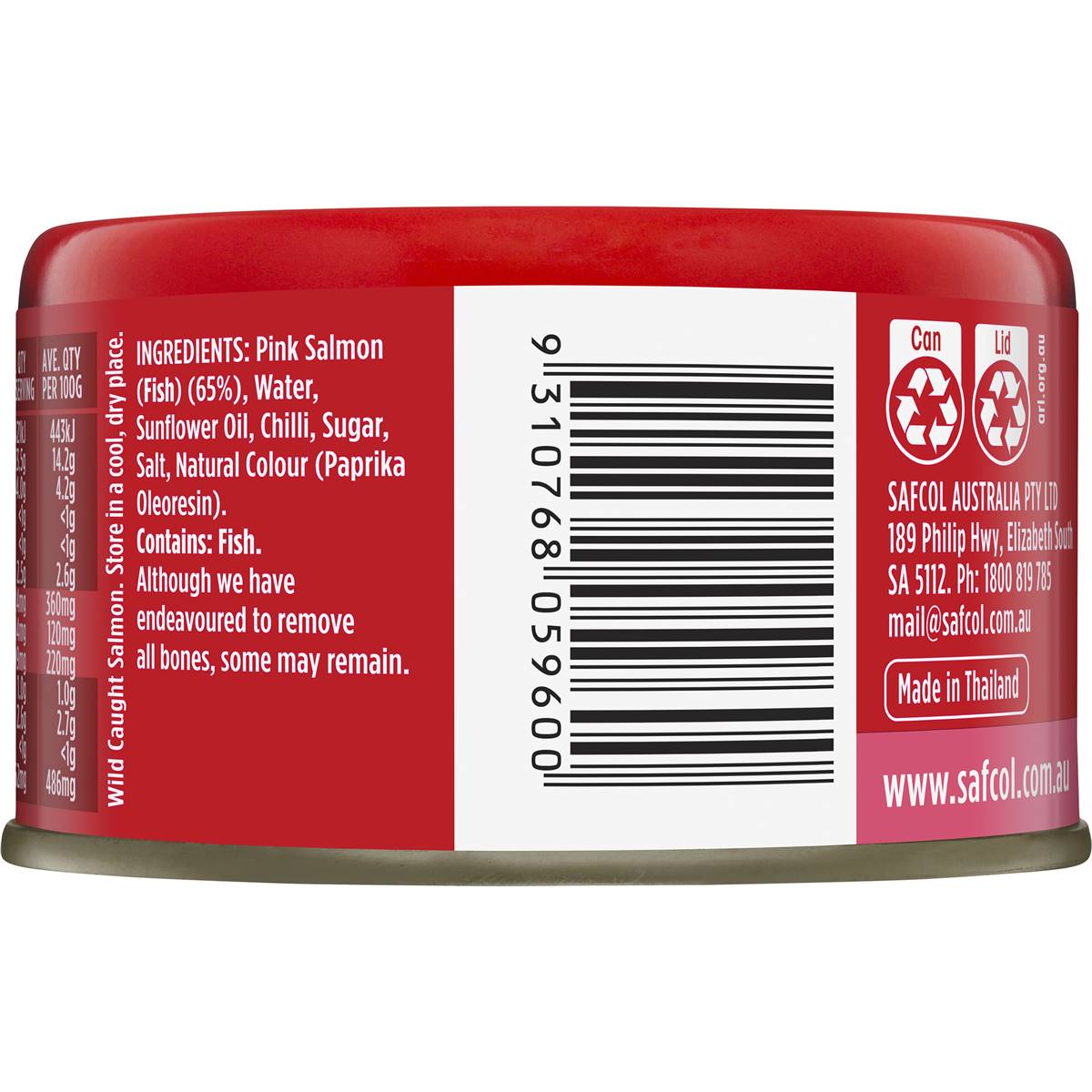 Safcol Salmon Mild Red Chilli 95g | Woolworths