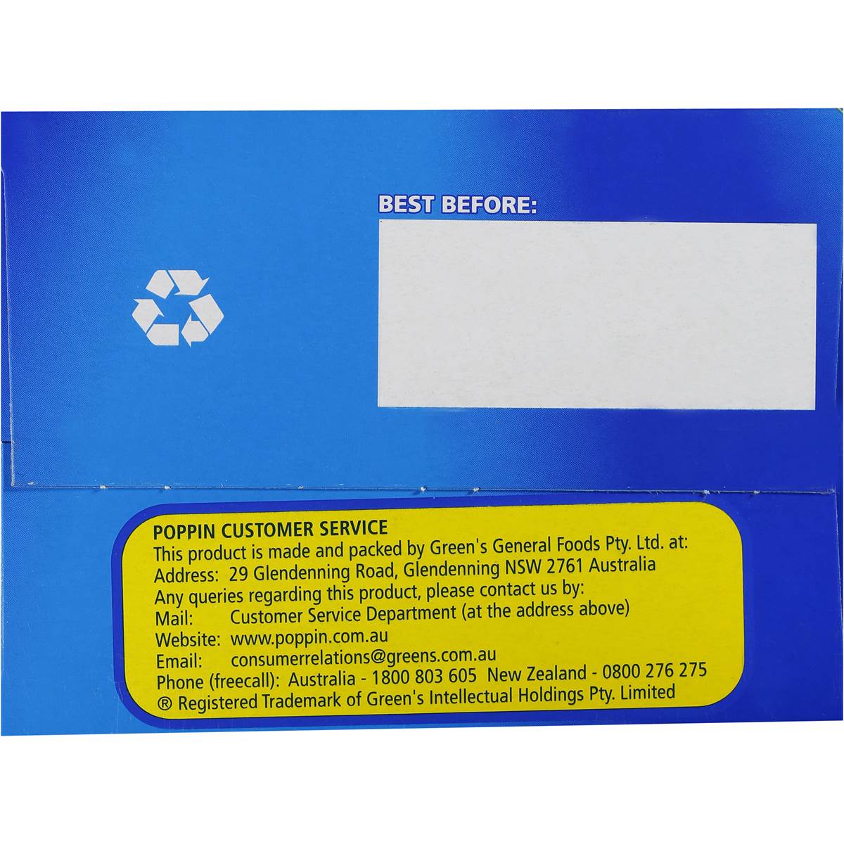 Poppin Microwave Popcorn Triple Butter Flavour 4pk 400g Woolworths