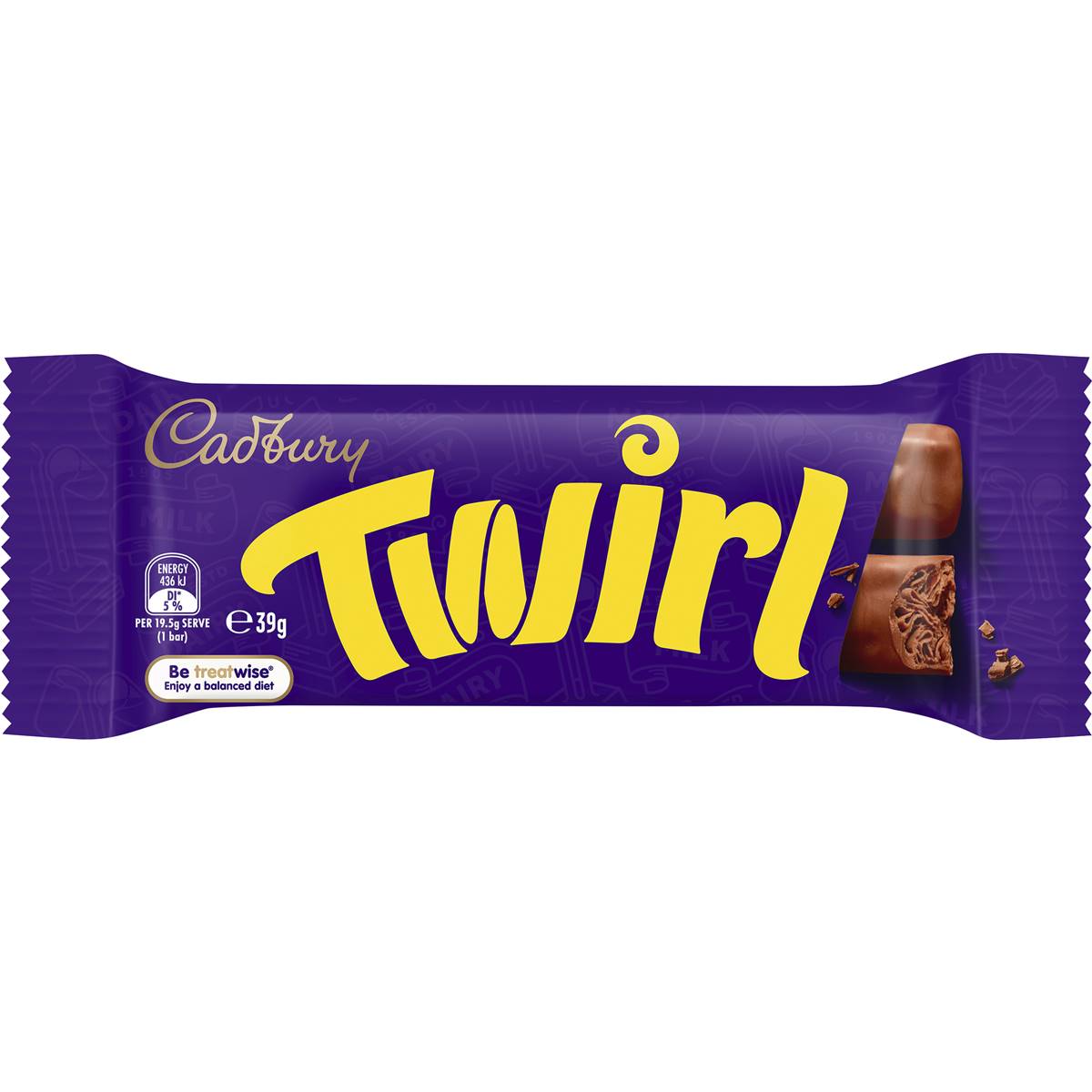 Cadbury Twirl Chocolate Bar 39g | Woolworths