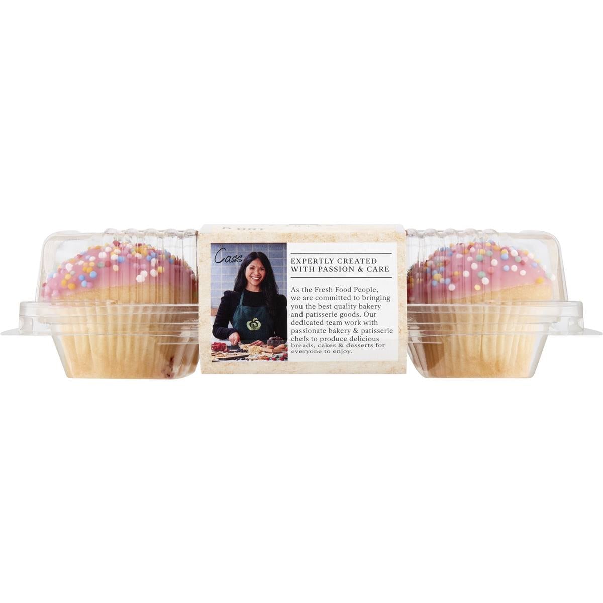 Woolworths Cup Cake Mini Iced 9 Pack Woolworths
