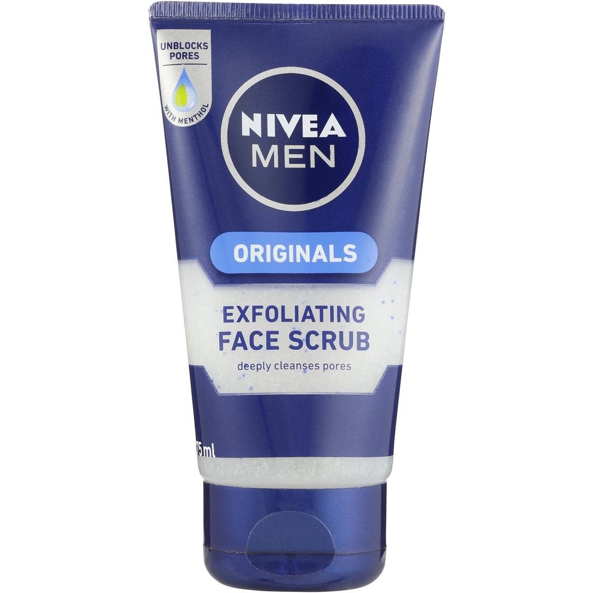Nivea For Men Face Wash Scrub Exfoliating 75ml Woolworths