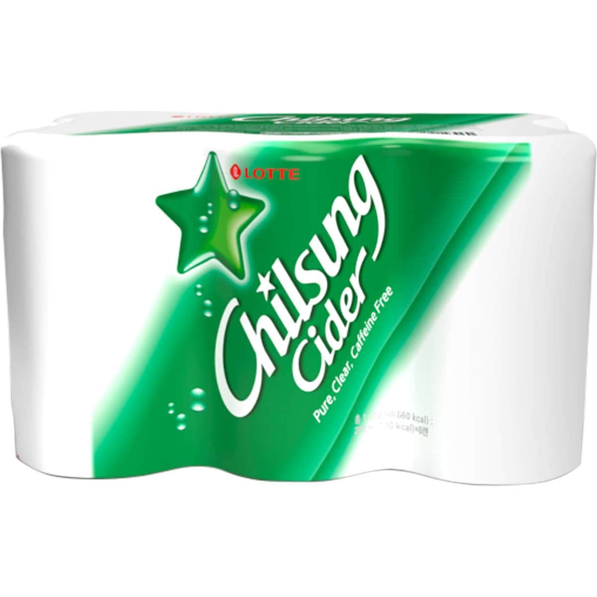 [Lotte] Chilsung Cider 250ml*6 main image 0