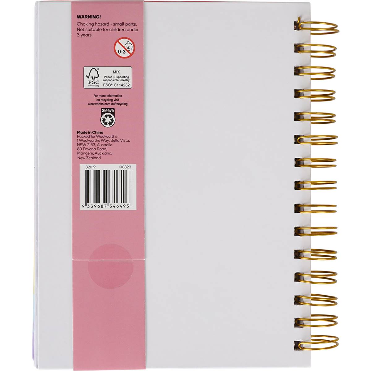 Spiral Notebook With Pop Its Assorted Each Woolworths