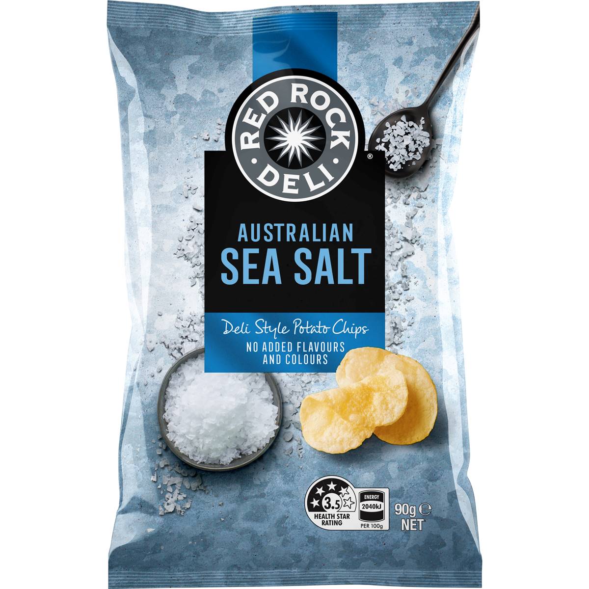 Red Rock Deli Single Pack Sea Salt 90g Woolworths