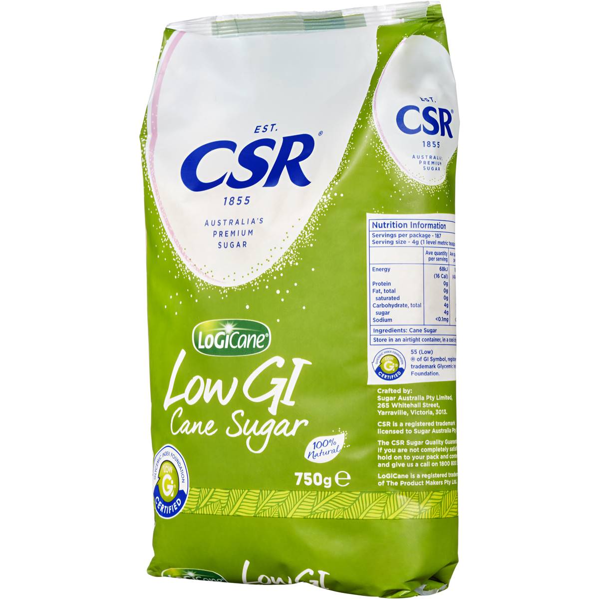 csr-raw-sugar-low-gi-cane-750g-woolworths