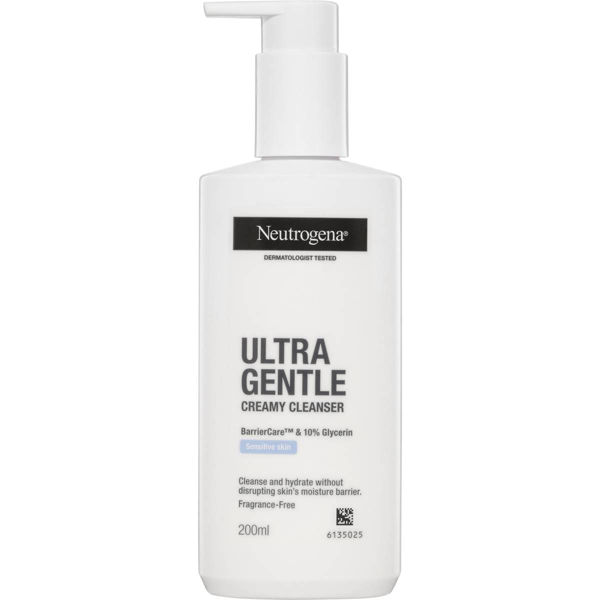 Neutrogena Ultra Gentle Creamy Face Cleanser 200ml Woolworths