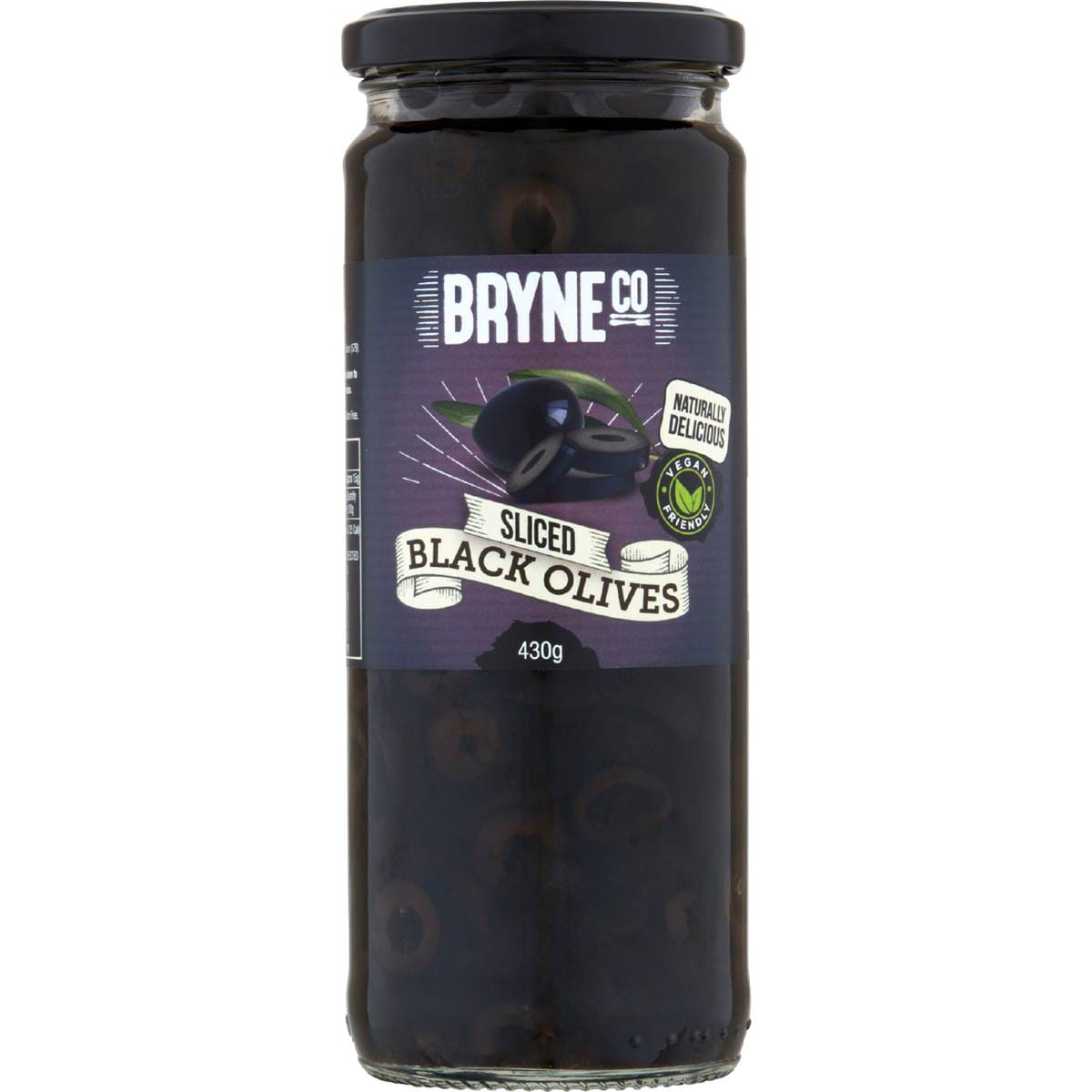 Bryne Co Sliced Black Olives 430g Woolworths