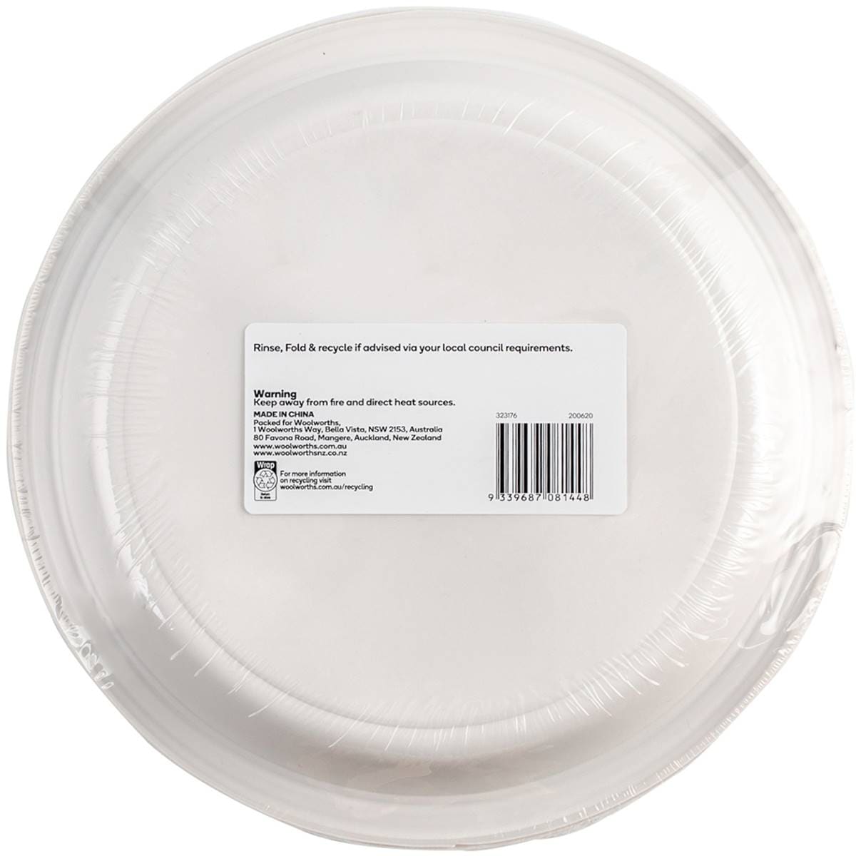 Armada Plastic Plates White 50 Pack Woolworths