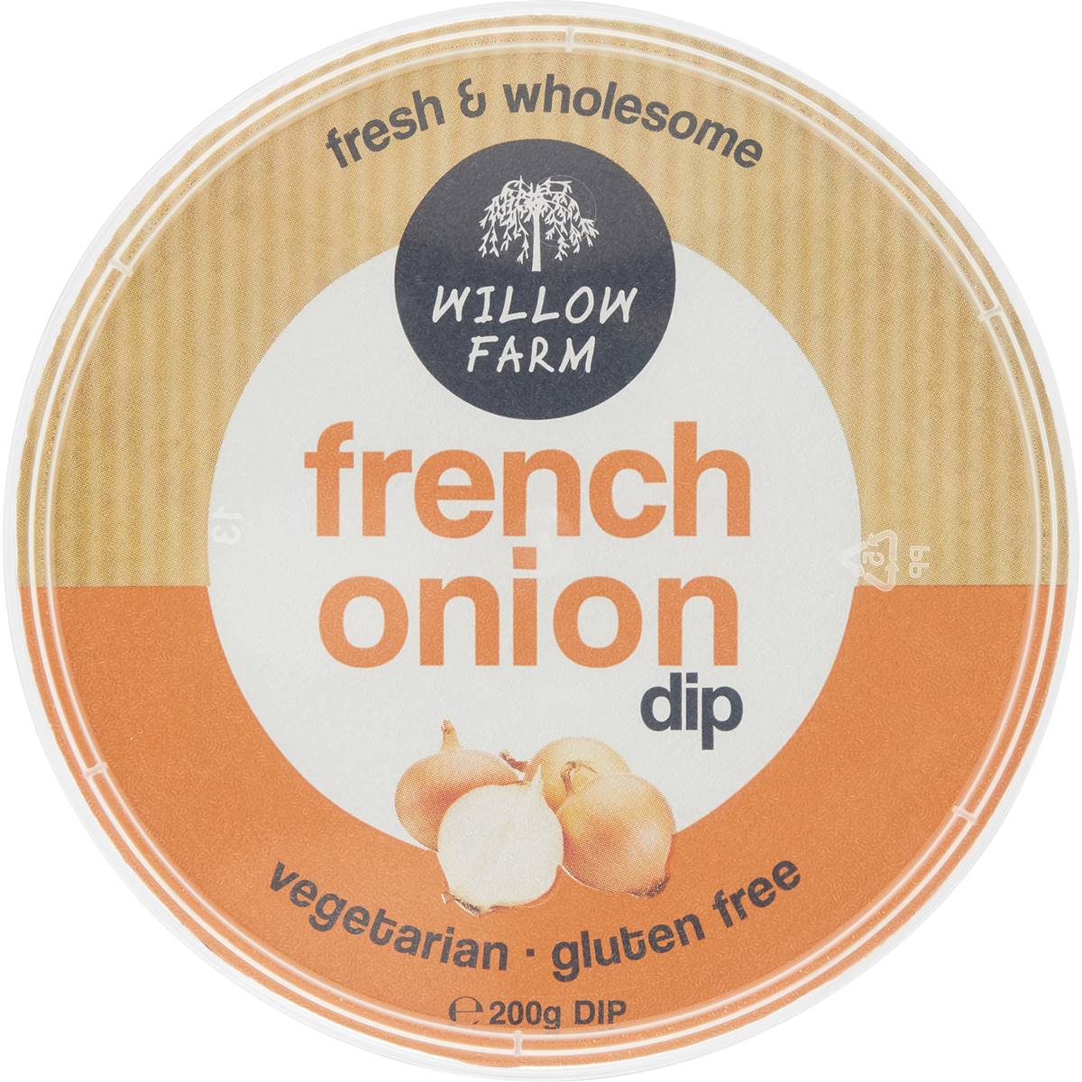 Willow Farm Dip French Onion 200g Woolworths
