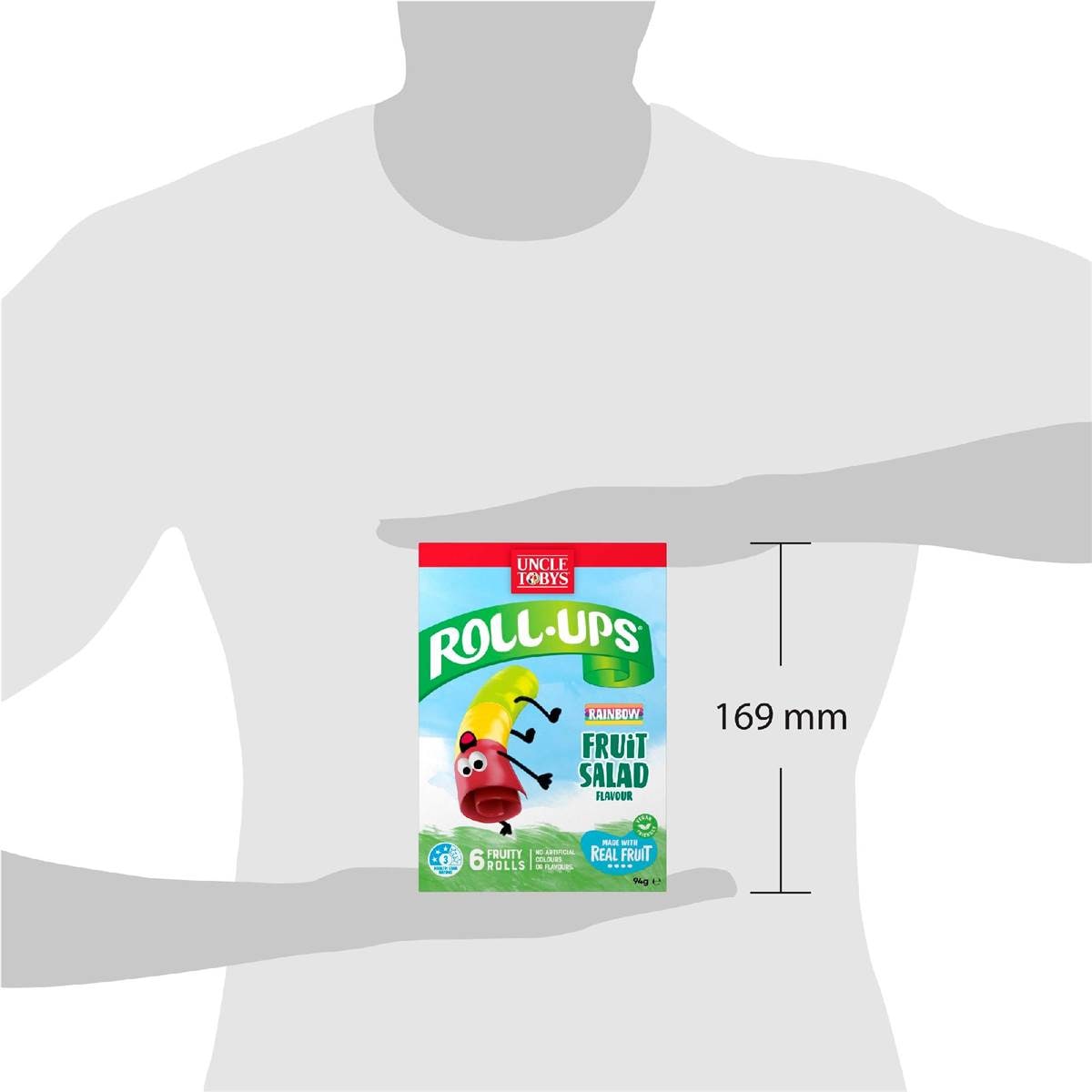 Uncle Tobys Rollups Rainbow Fruit Salad 6 Pack Woolworths