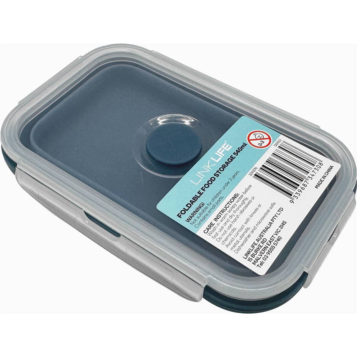 Woolworths Foldable Food Storage 540ml Each Woolworths