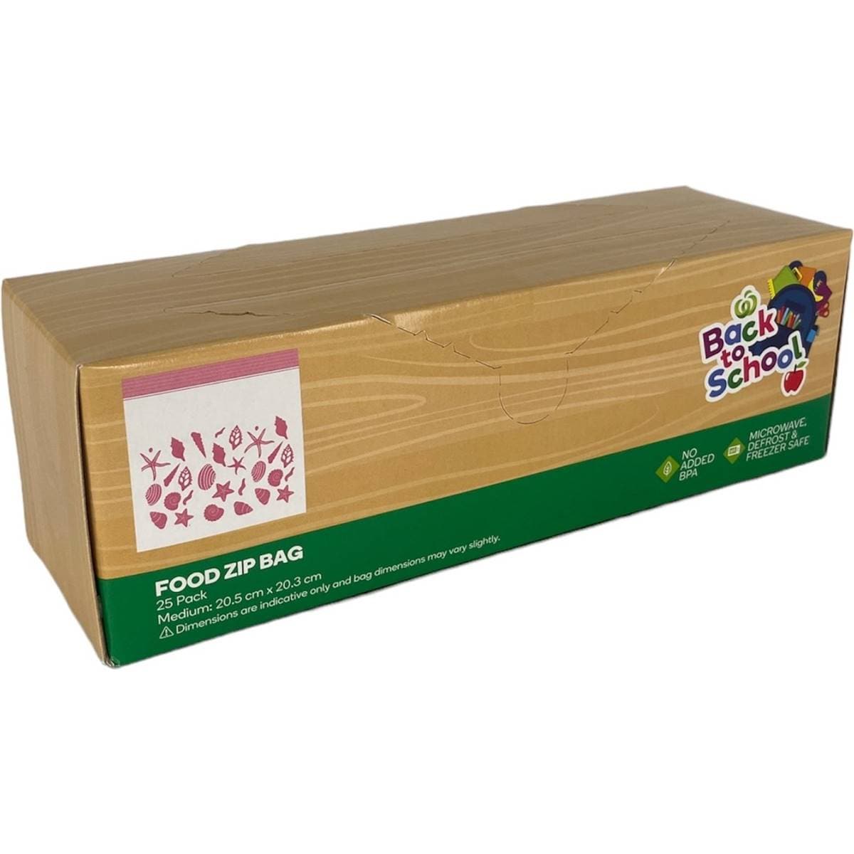 Woolworths Food Zip Lock Bag Small And Medium Size 50 Pack Woolworths