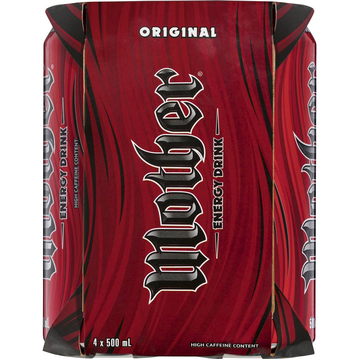 Mother Energy Drink Original Multipack Cans 500ml X4 Pack Woolworths