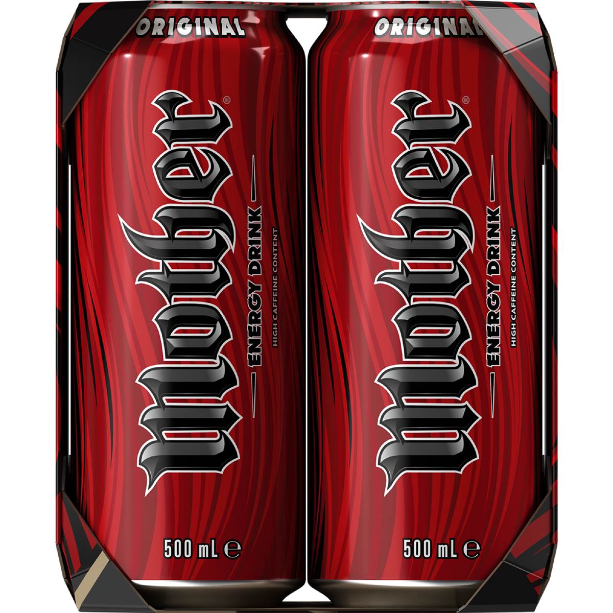 Mother Energy Drink Original Multipack Cans 500ml X4 Pack Woolworths