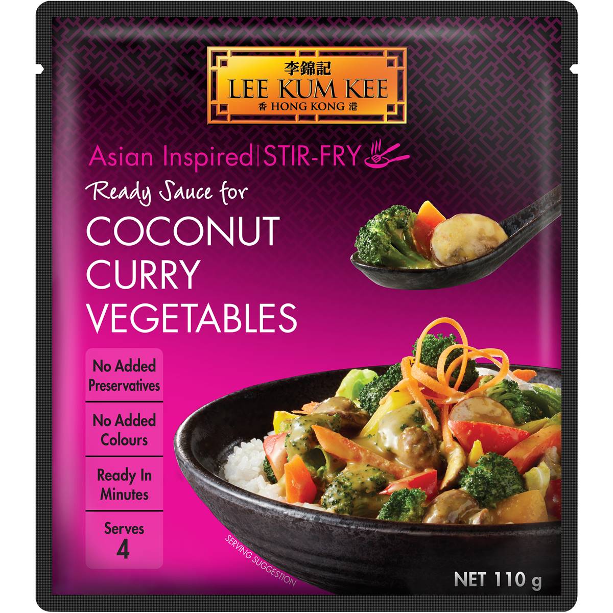 Lee Kum Kee Paste Coconut Curry Vegetables 110g Woolworths