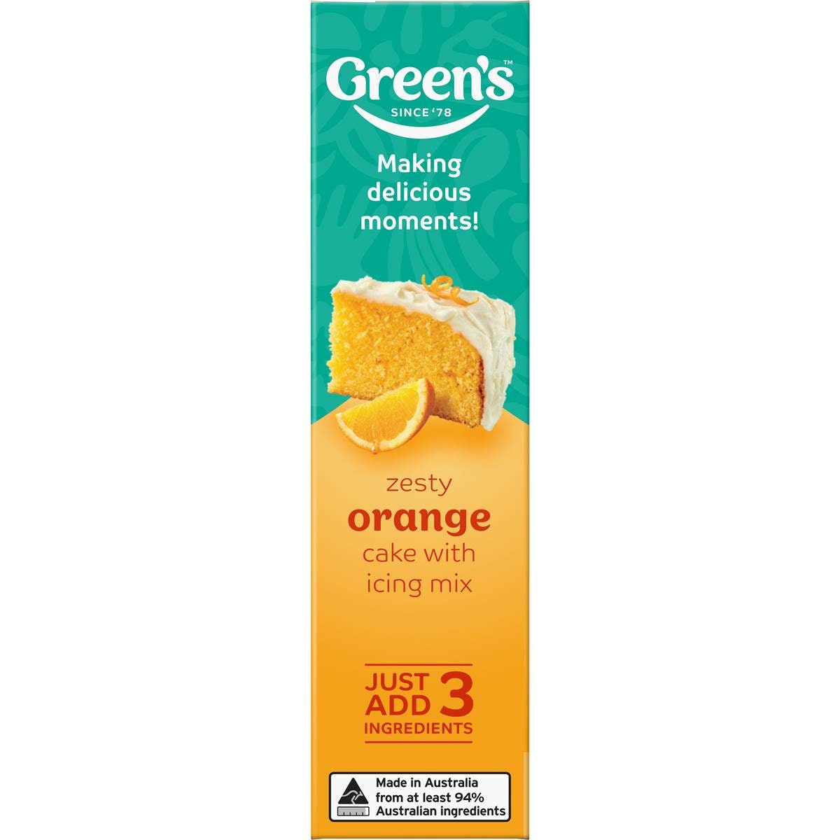Green's Traditional Orange Cake Mix 470g Woolworths