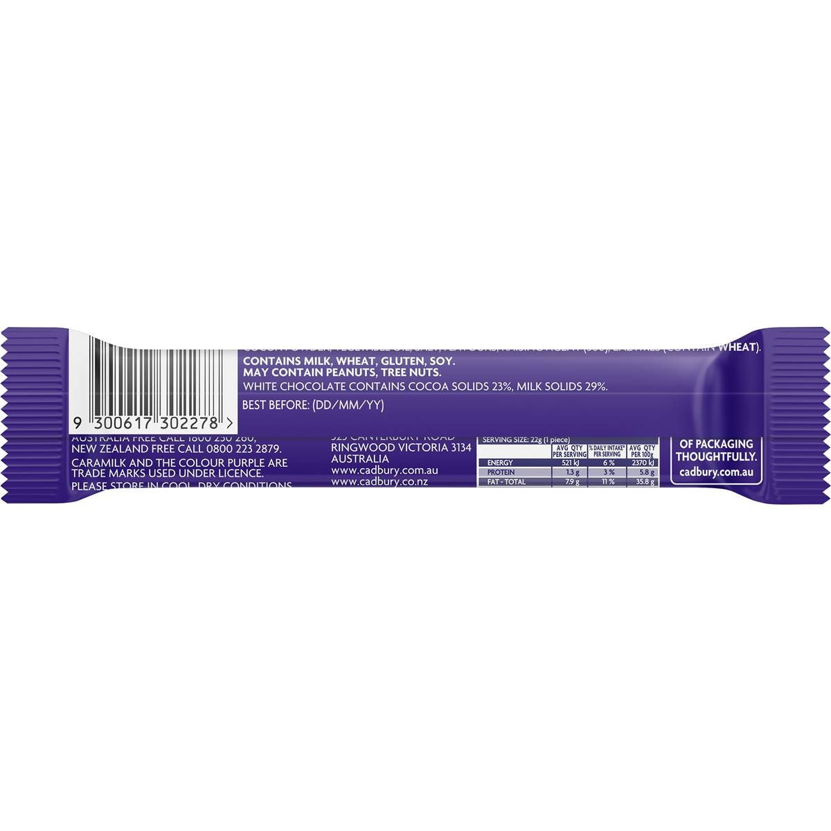 Cadbury Caramilk Breakaway Chocolate Bar 44g | Woolworths