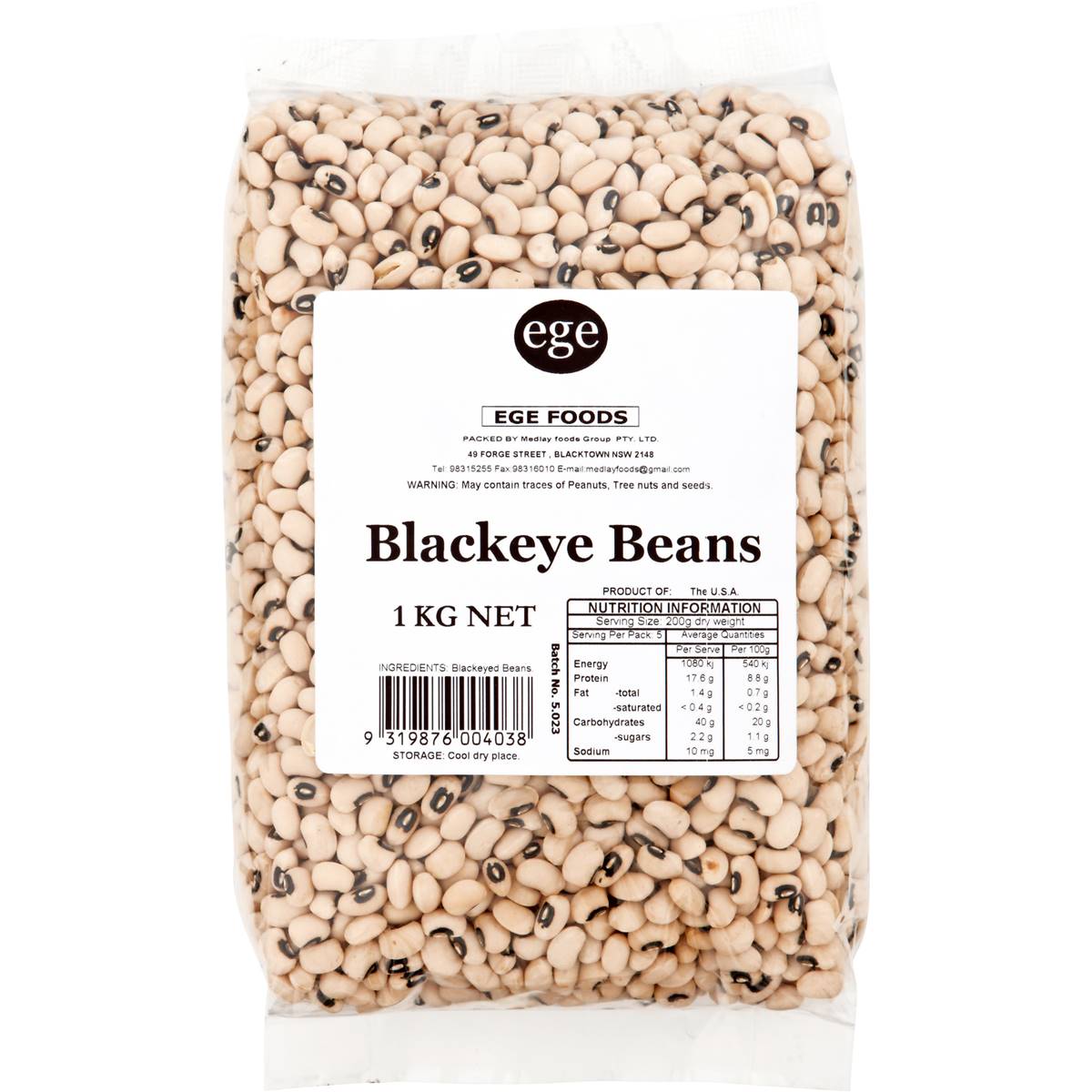 Diptron Beans Black Eyed