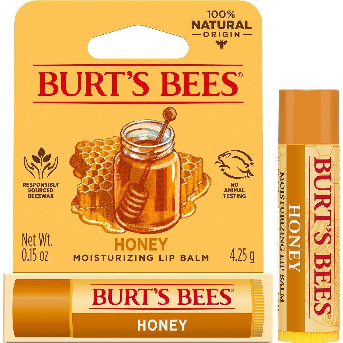 Burt's Bees Lip Balm Honey Each Woolworths