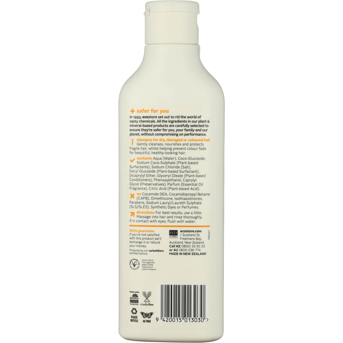 Ecostore Shampoo Dry Hair 220ml Woolworths