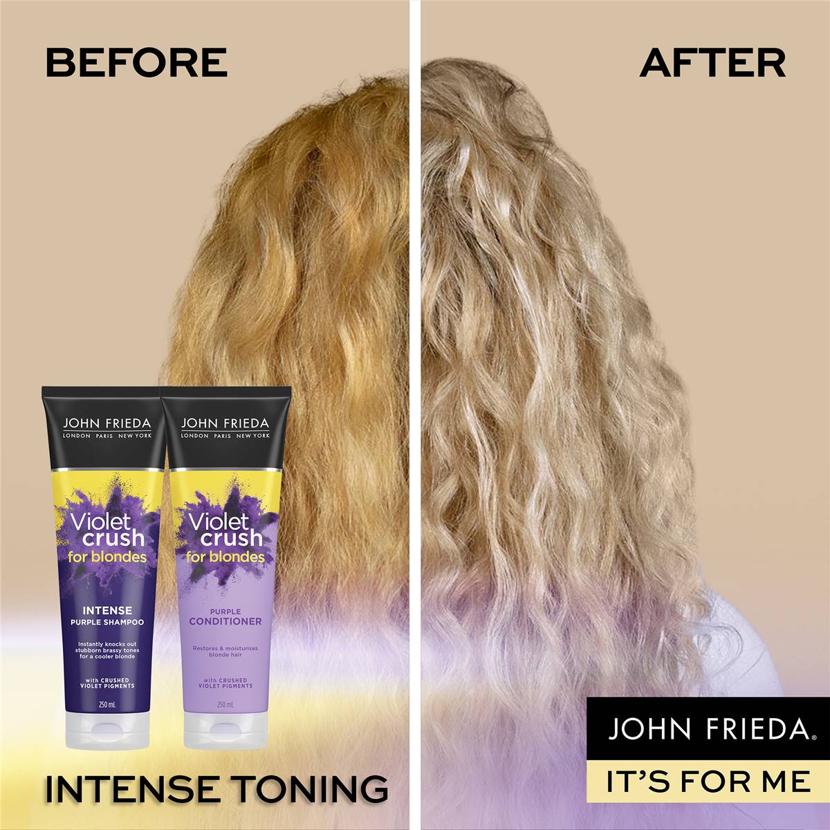 John Frieda Violet Crush Purple Conditioner 250ml Woolworths