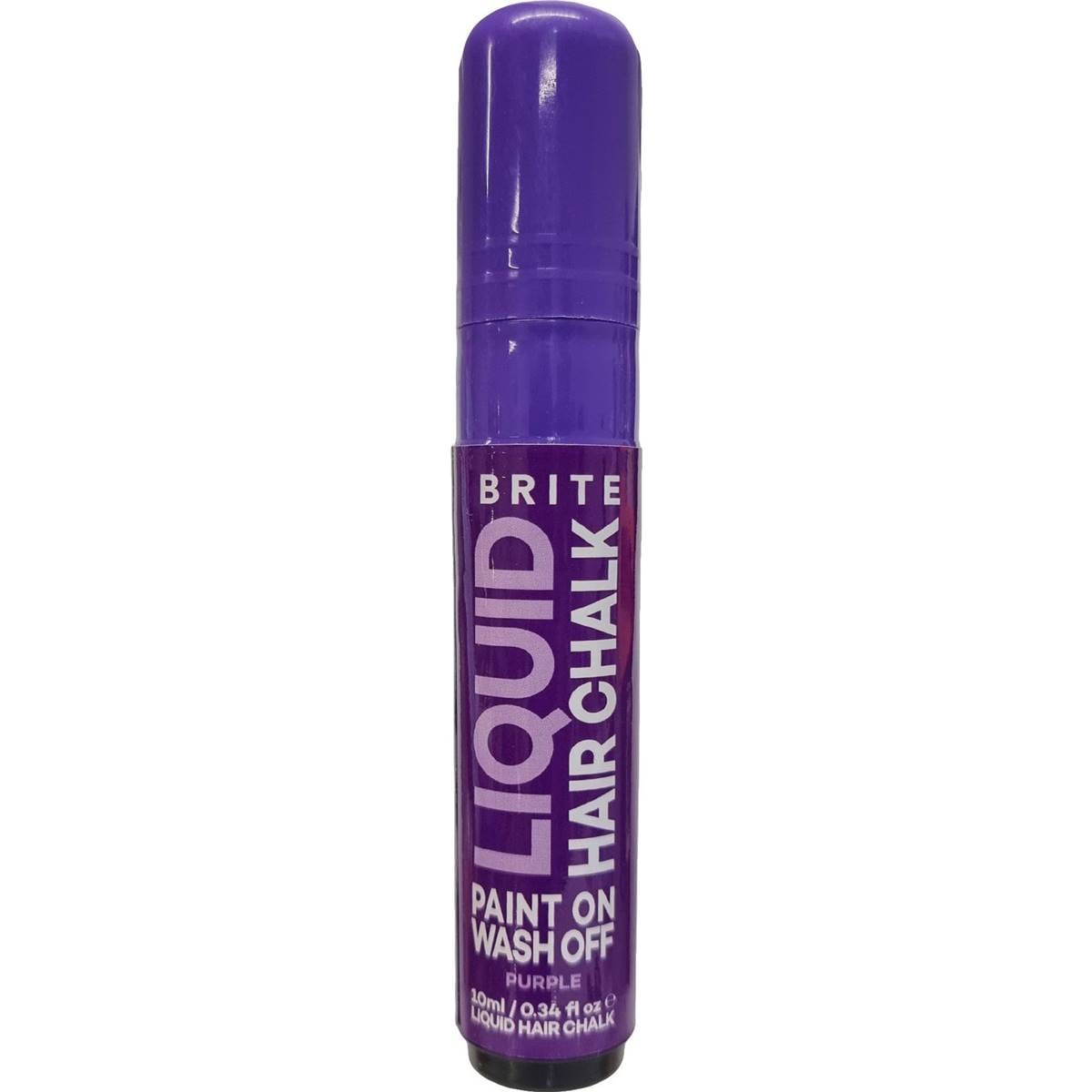 Brite Liquid Hair Chalk Pen Purple Purple 10ml Woolworths