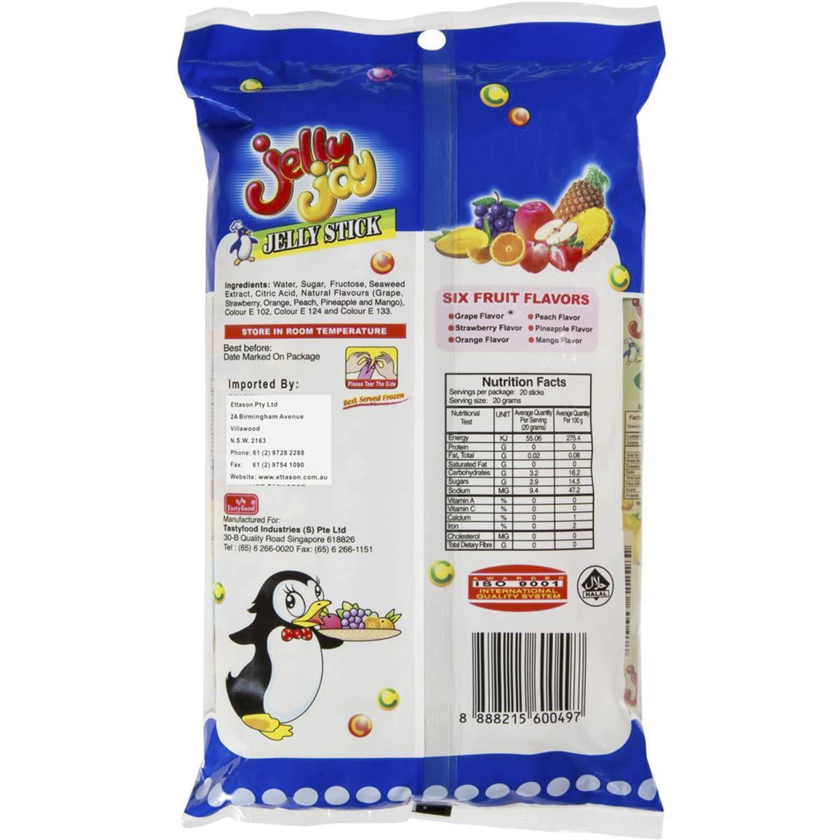 Jelly Joy Jelly Sticks 400g Woolworths
