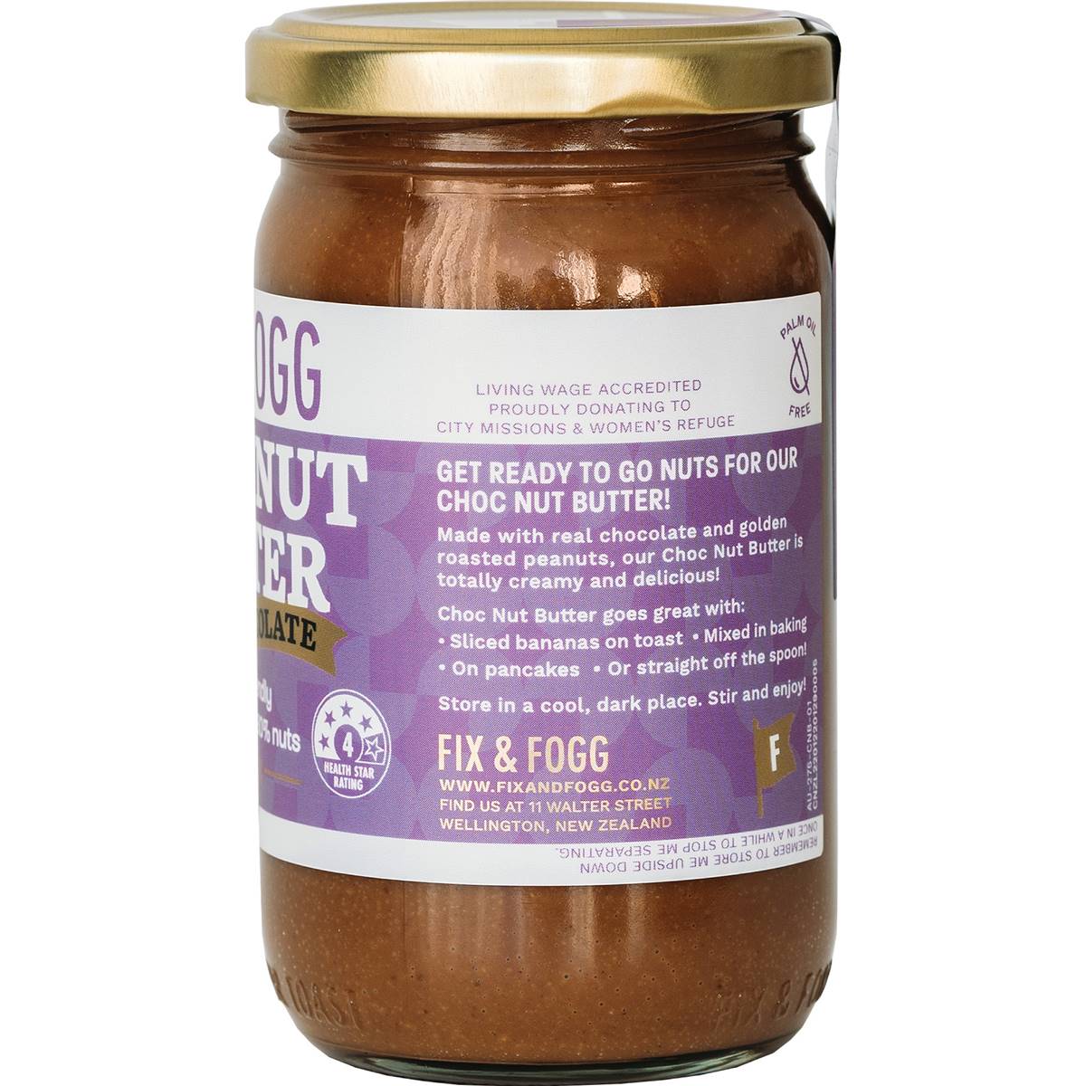 Fix & Fogg Choc Nut Butter Chocolate Spread 275g Woolworths