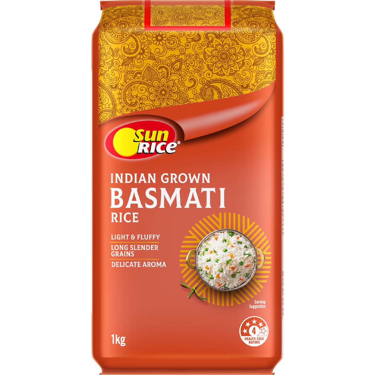 Sunrice Indian Grown Basmati Rice Classic 1kg Woolworths