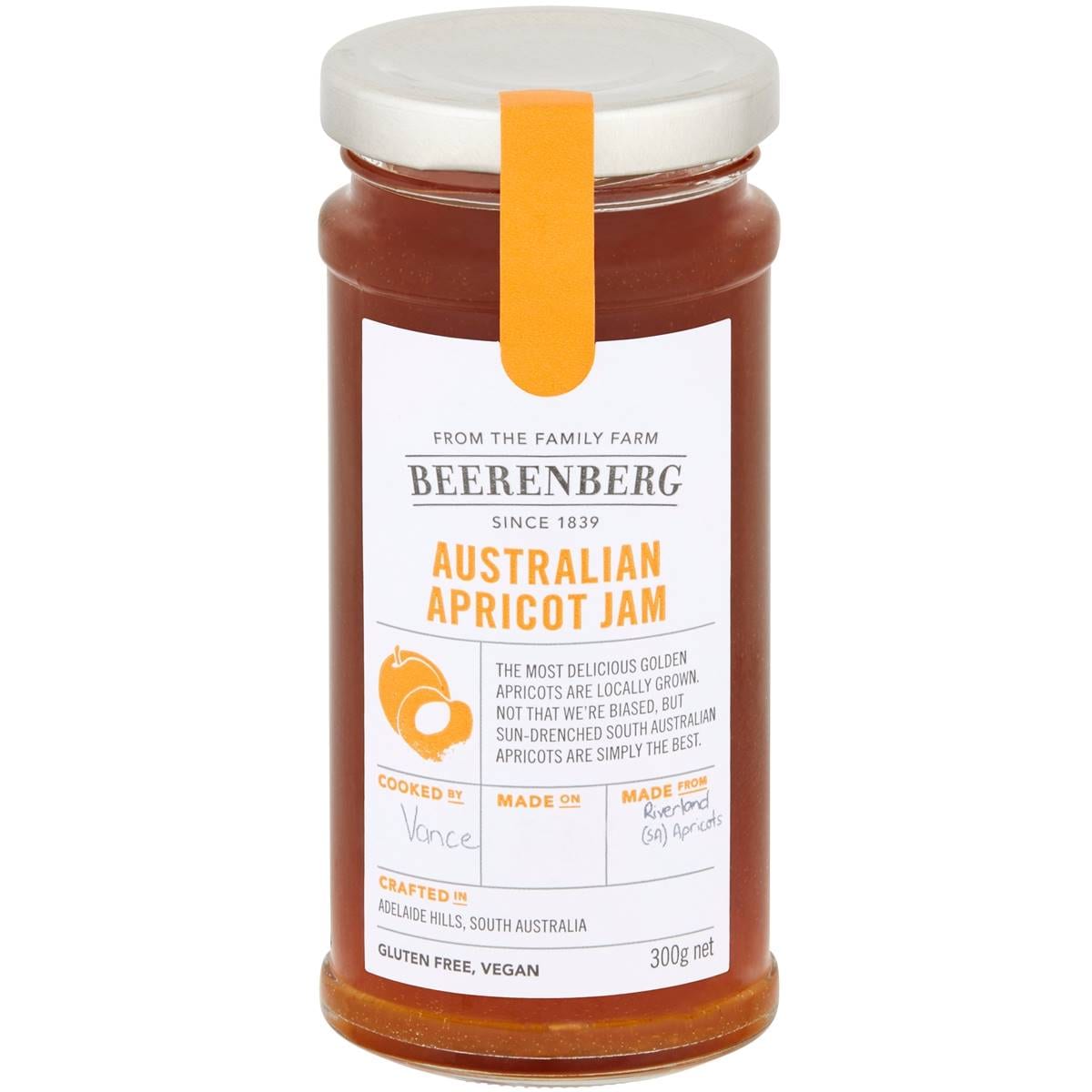 Beerenberg Apricot Jam 300g Woolworths
