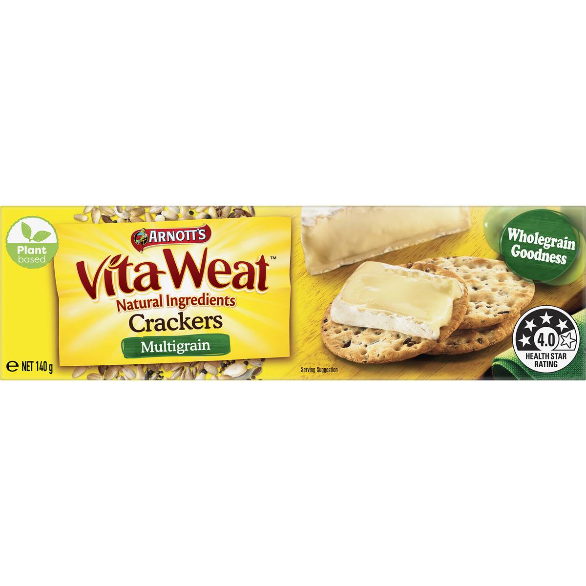 Arnott's Vita Weat Cracker Multigrain Crackers 140g Woolworths
