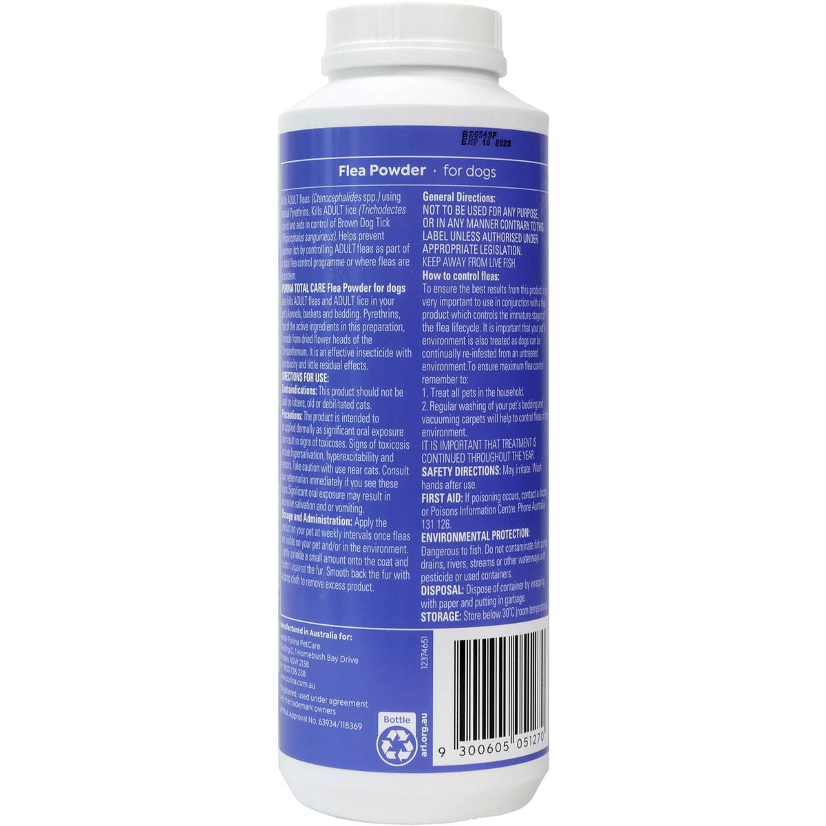 Total Care Flea Powder For Dogs 200g Woolworths