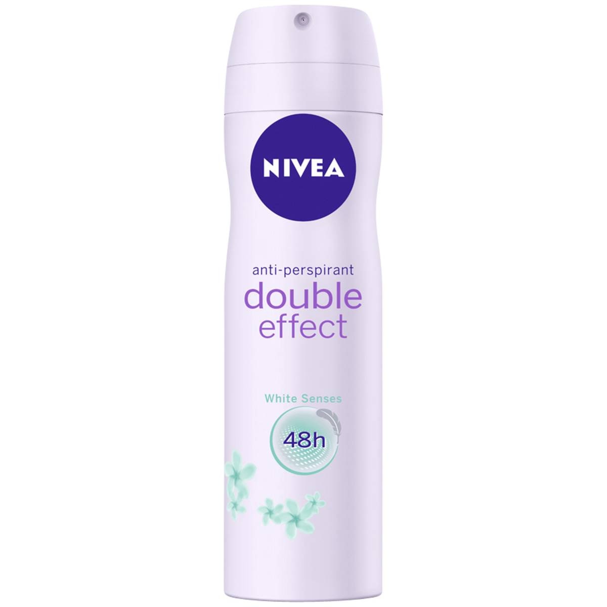 Nivea Deodorant Aerosol Double Effect White Senses 150ml | Woolworths