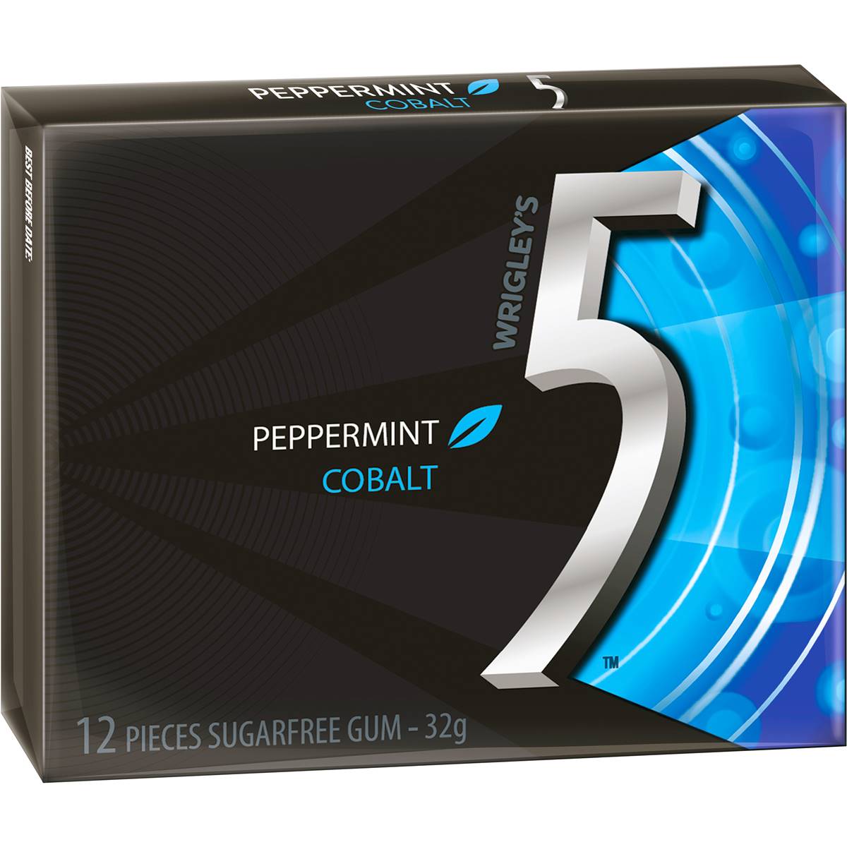 Wrigley's 5 Sugarfree Gum Cobalt 32g | Woolworths