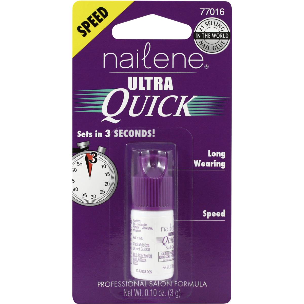 Nailene Ultra Quick Nail Glue 3g Woolworths