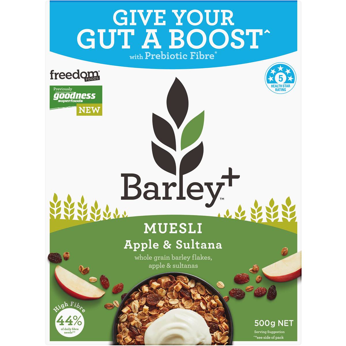 Barley + Apple And Sultana Muesli 500g Woolworths