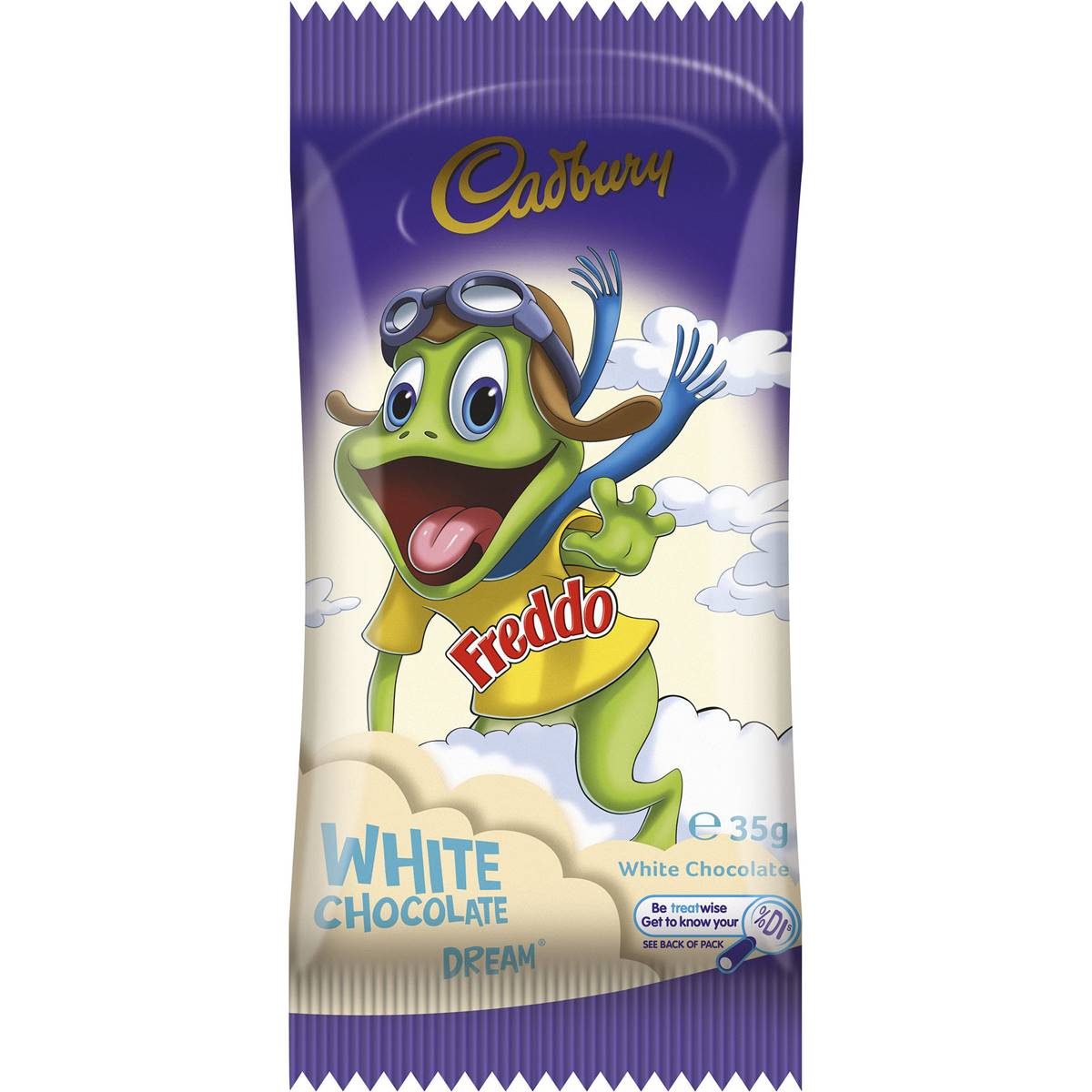 Cadbury Dream Giant White Chocolate Freddo Frog 35g Woolworths