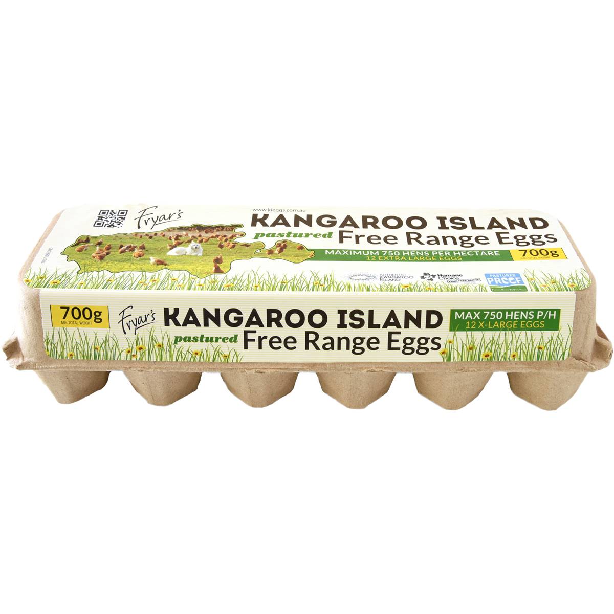 Kangaroo Island 12 Large Free Range Eggs 