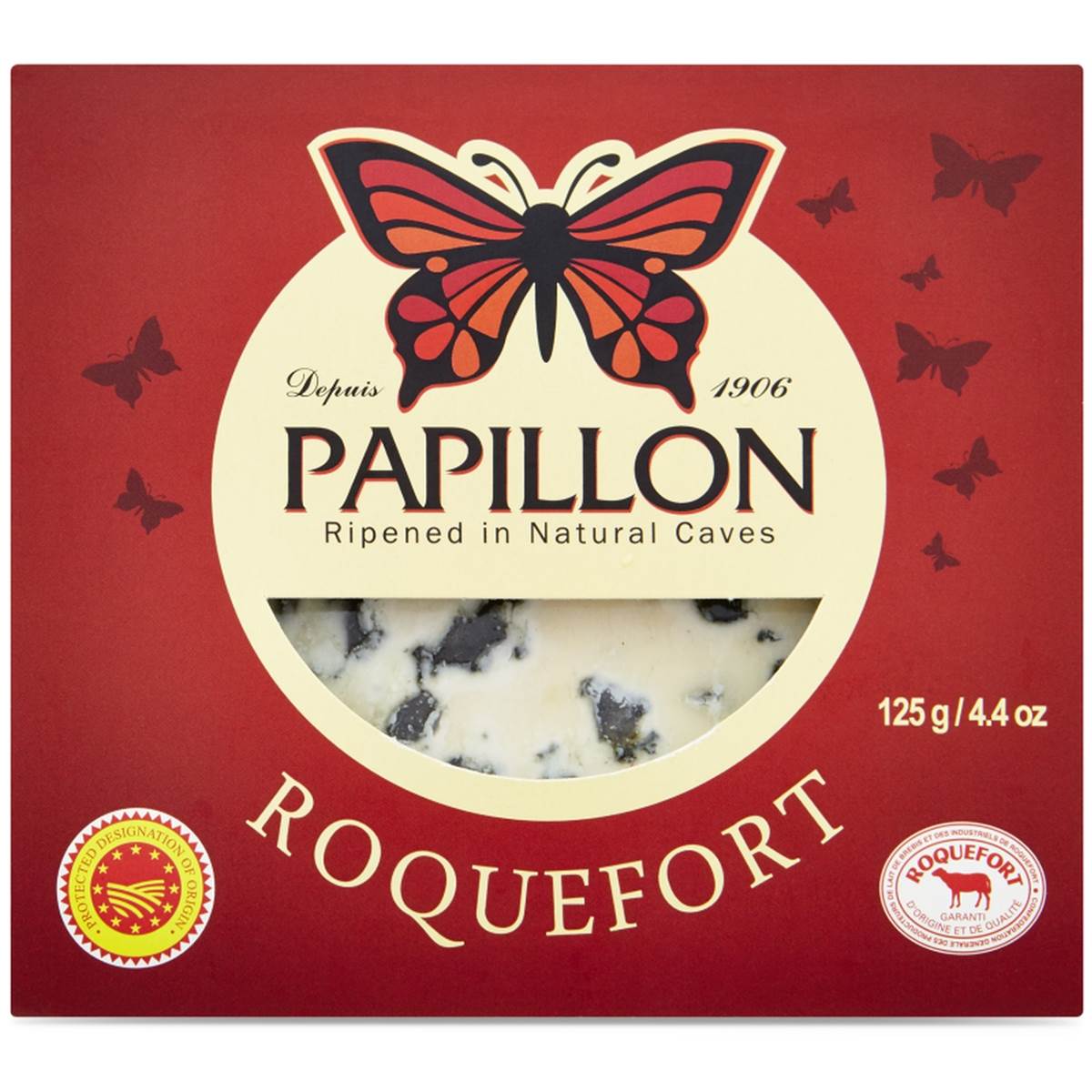 Papillon Roquefort Cheese Portion Portion