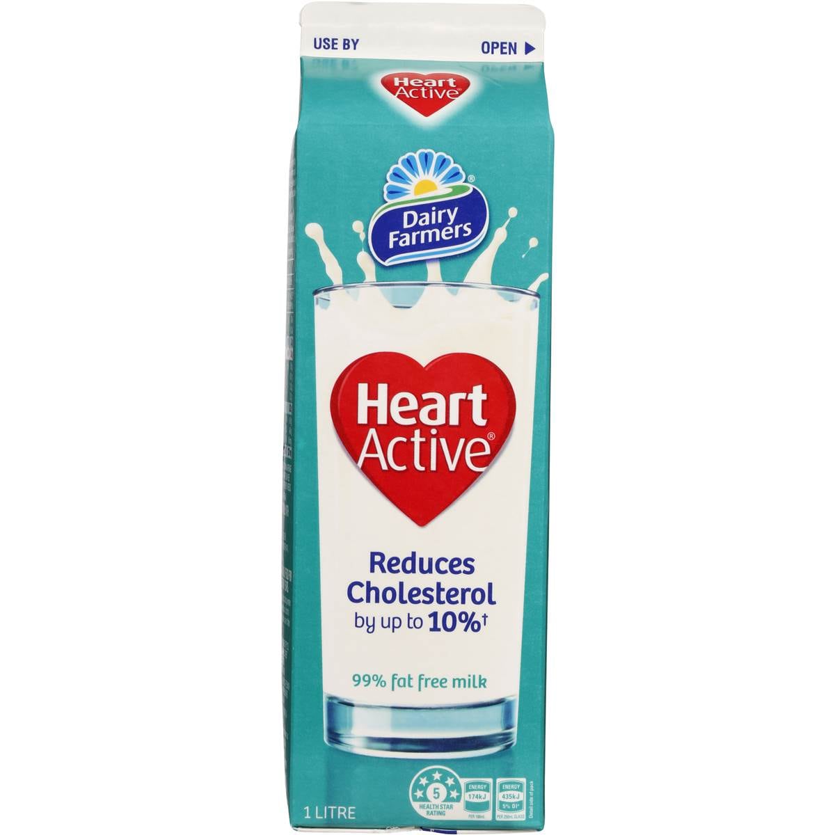 Dairy Farmers Heart Active Light Milk 1l Woolworths