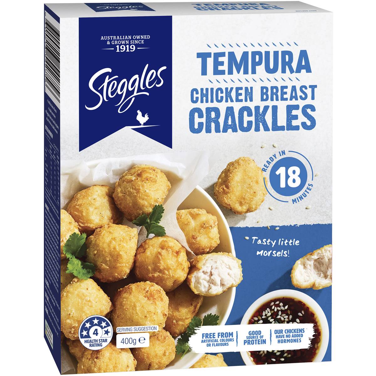 Steggles Tempura Chicken Crackles 400g Woolworths