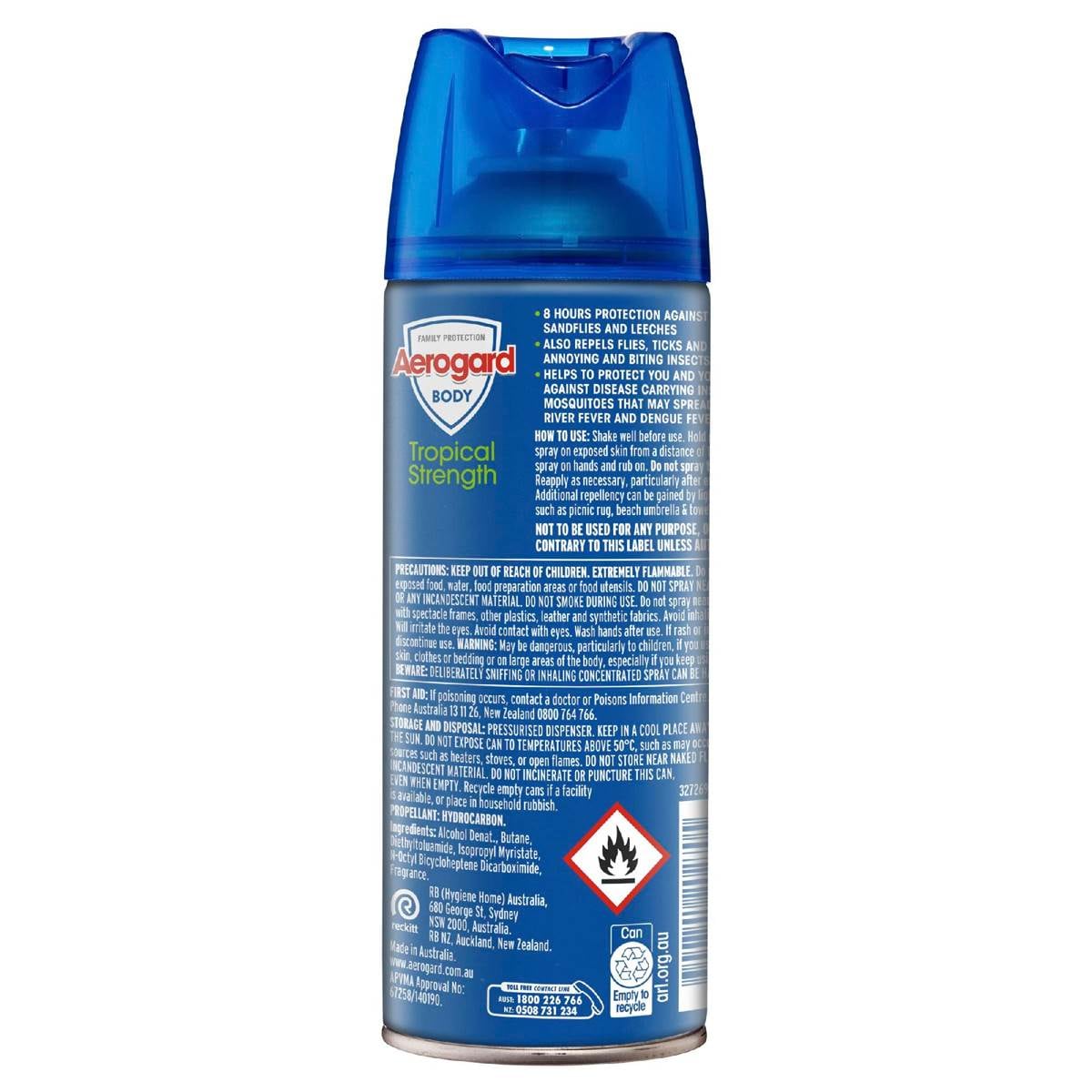 Aerogard Tropical Strength Insect Repellent Spray 300g Woolworths