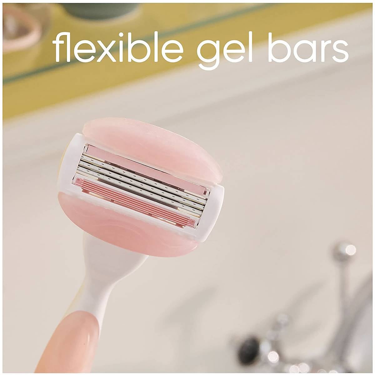 Gillette Venus Comfortglide White Tea Razor Blades 4 Pack Woolworths