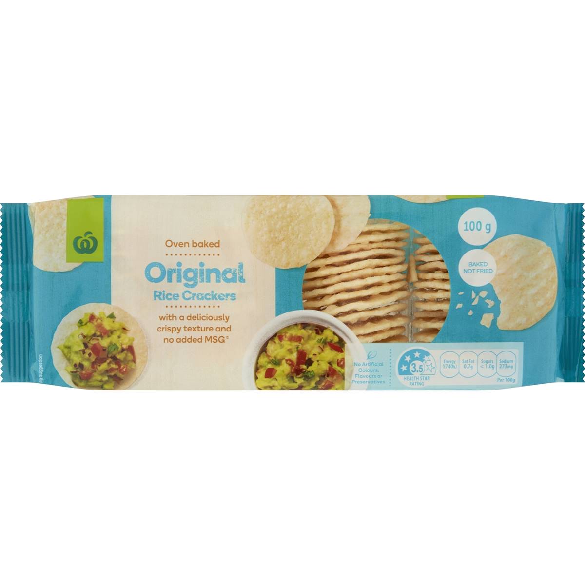 Woolworths Original Rice Crackers 100g | Woolworths